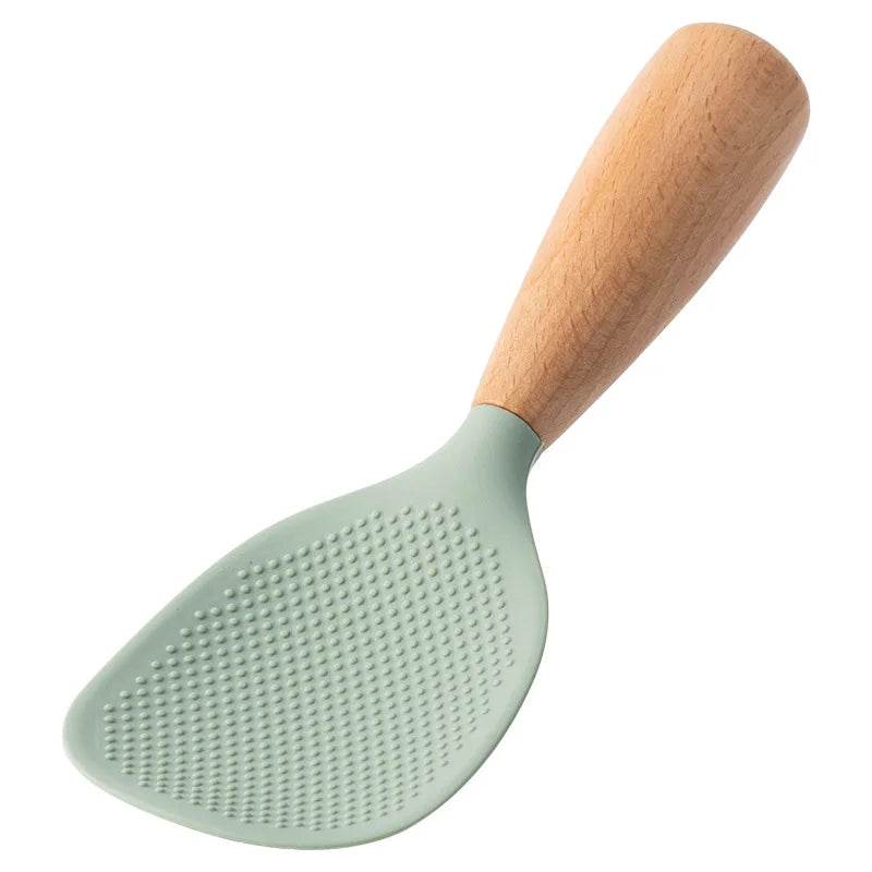 1Pcs Silicone Spoon Non-stick Cooking Spoon Anti-scalding Pot Rice High-temperature-resistant Spoon Durable Kitchen Gadgets - Image 10