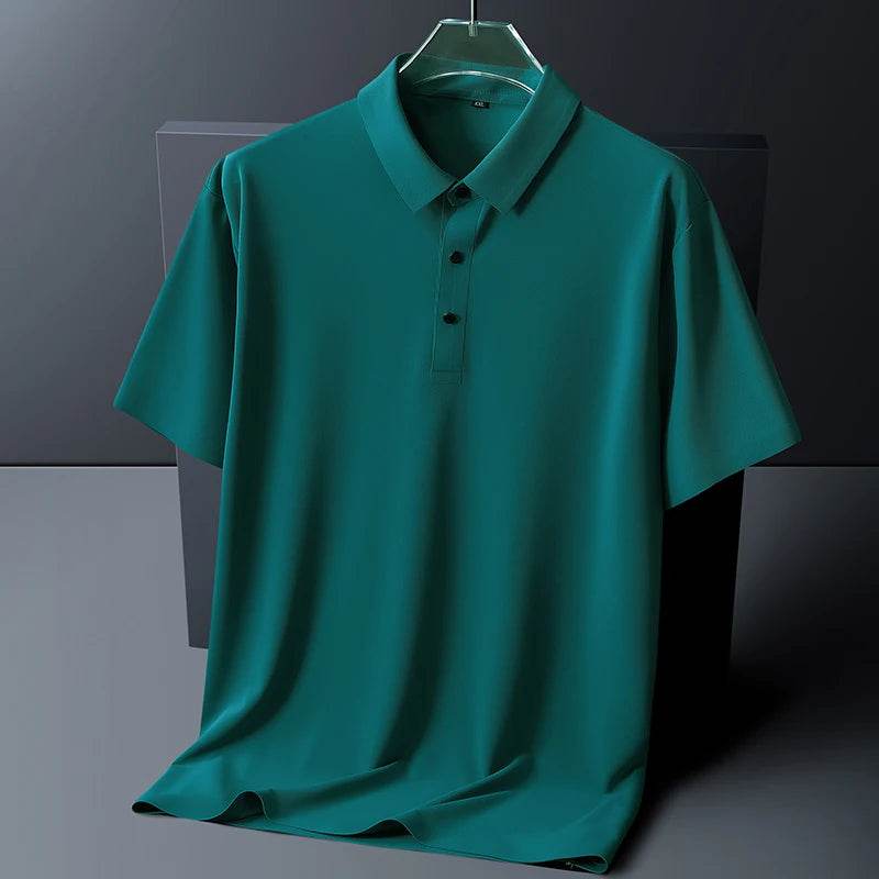 Classic Fit Moisture-Wicking Polo Shirt - Image 3