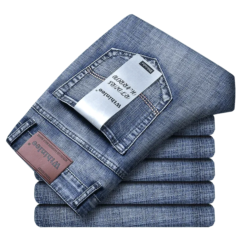 Classic Stretch Business Denim Jeans - Image 24