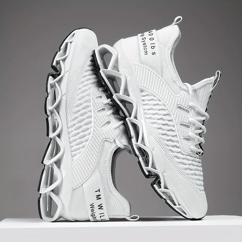 Breathable Knit Casual Sneakers - Image 2