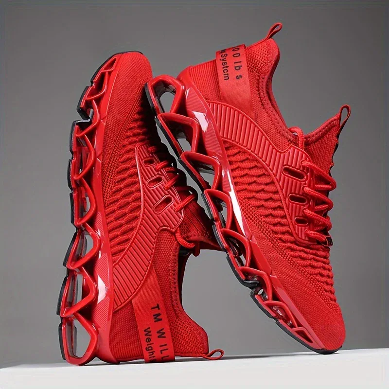 Breathable Knit Casual Sneakers - Image 4