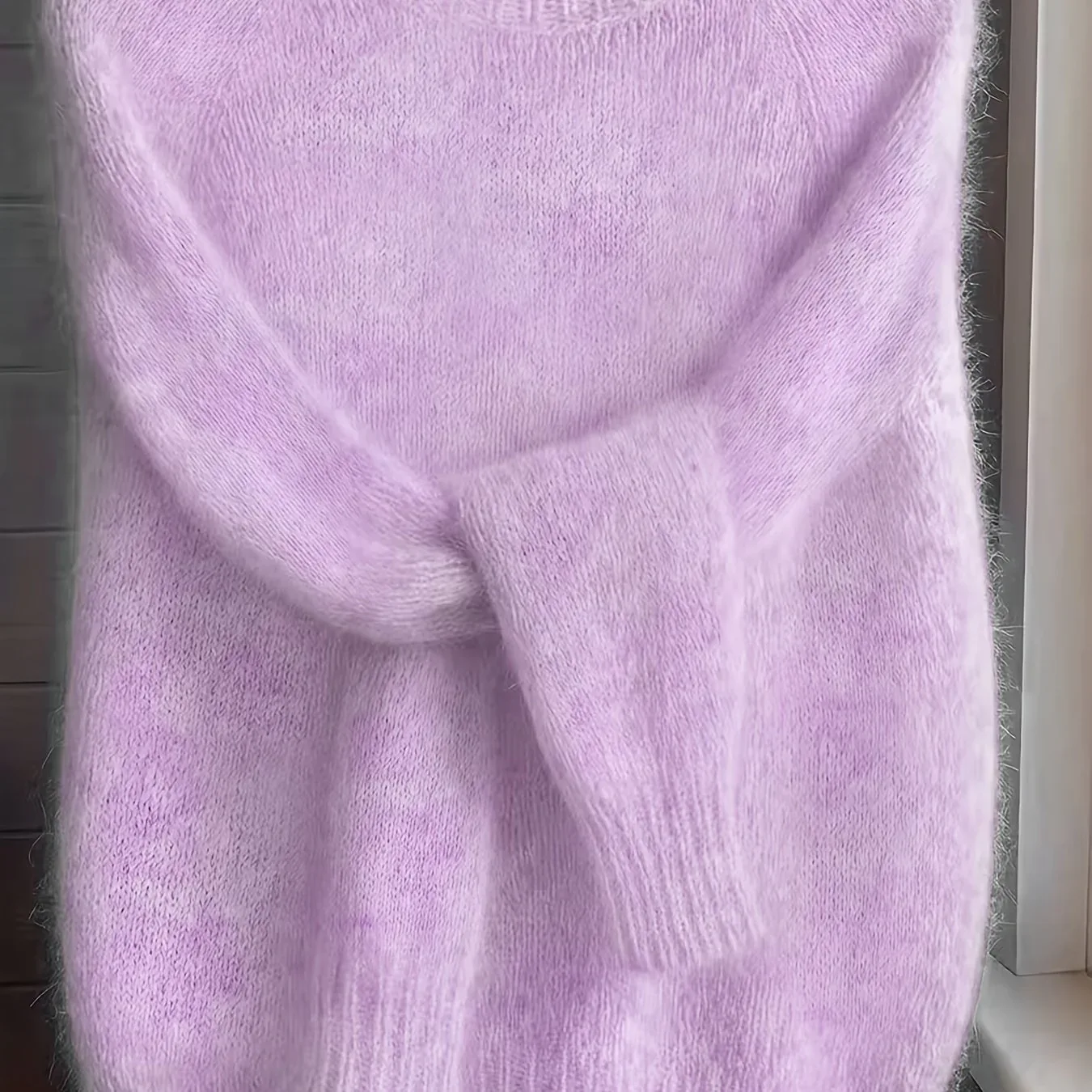 Soft Knit Crew Neck Pullover - Image 46