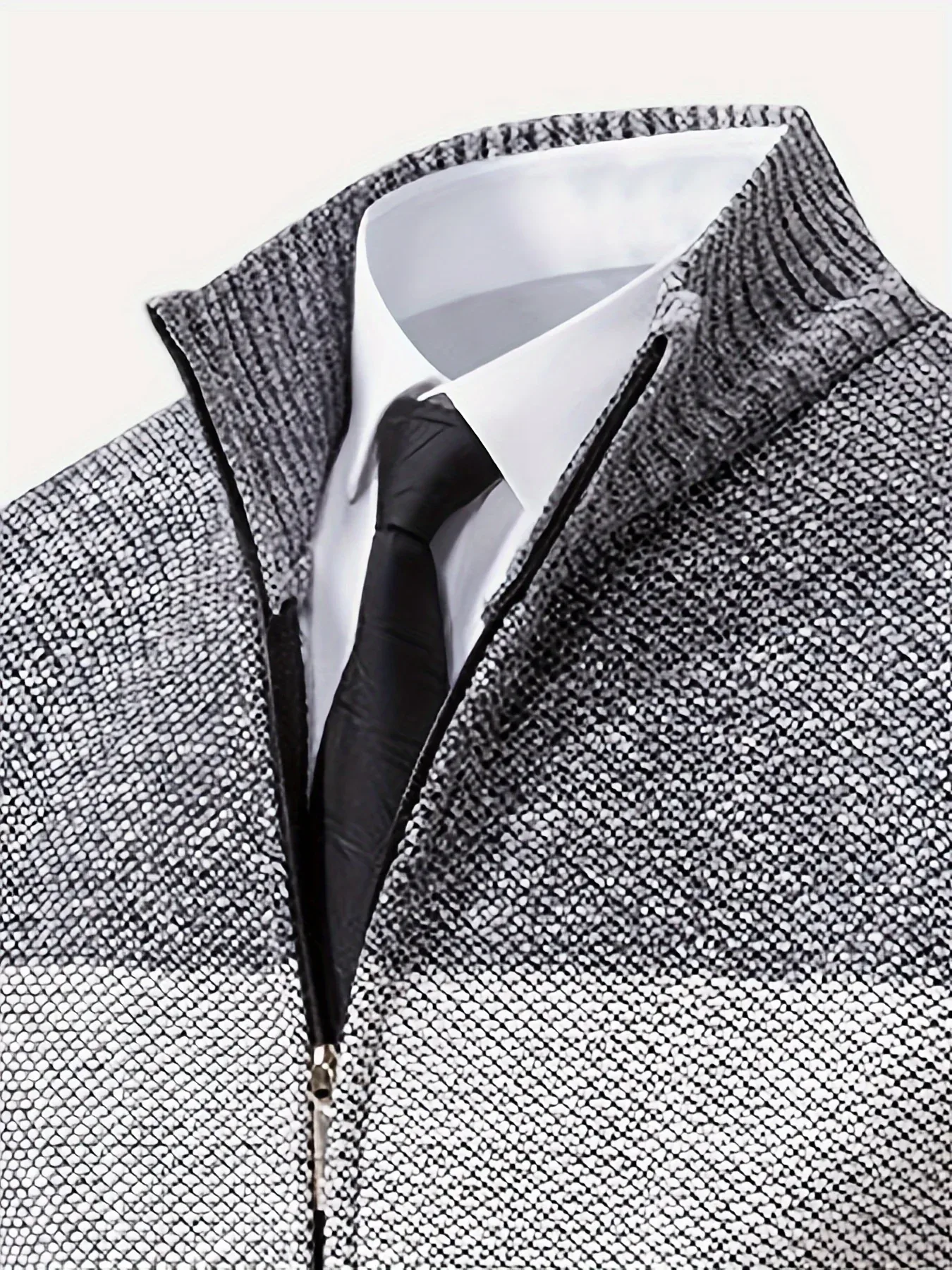 Men'S Knitted Cardigan with a Stand-Up Collar, a Casual And Stylish Outerwear. - Image 12