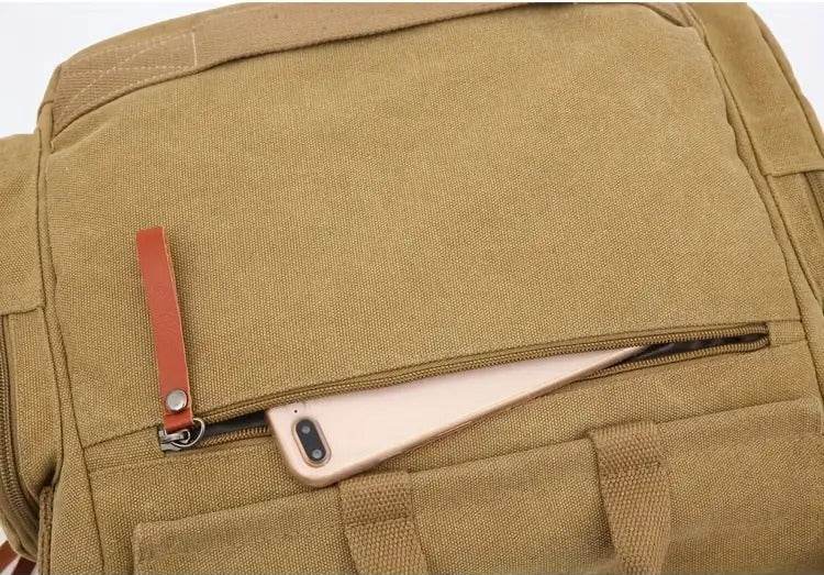 Montero Milan Canvas Messenger Bag - Image 11