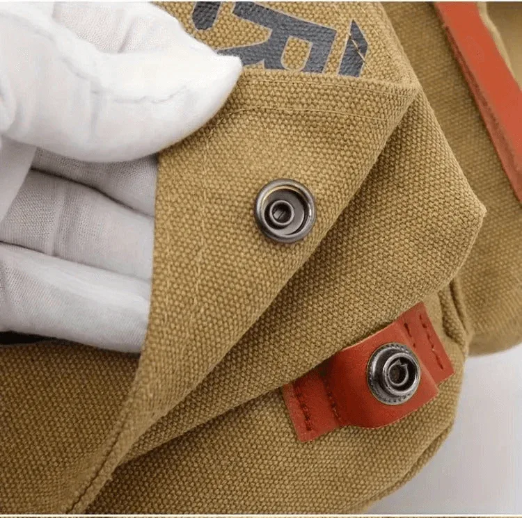 Montero Milan Canvas Messenger Bag - Image 13
