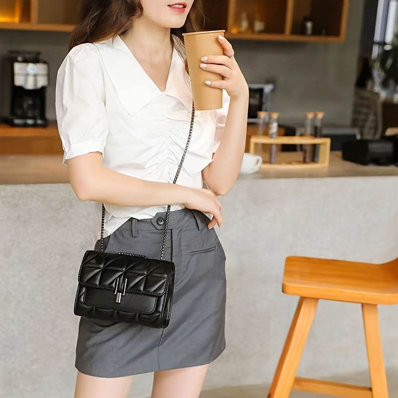Plaid Light-Luxury Mini Bag - Image 6