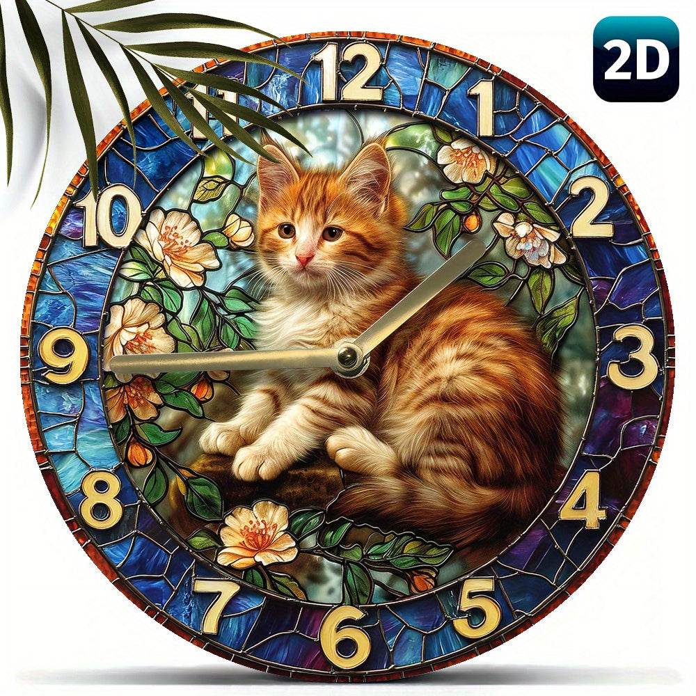 Silent Kitten Wall Clock Perfect Cat Lover Decor - Image 3