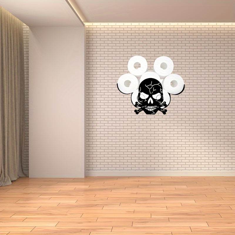 Skull Toilet Paper Holder Rack - Image 8