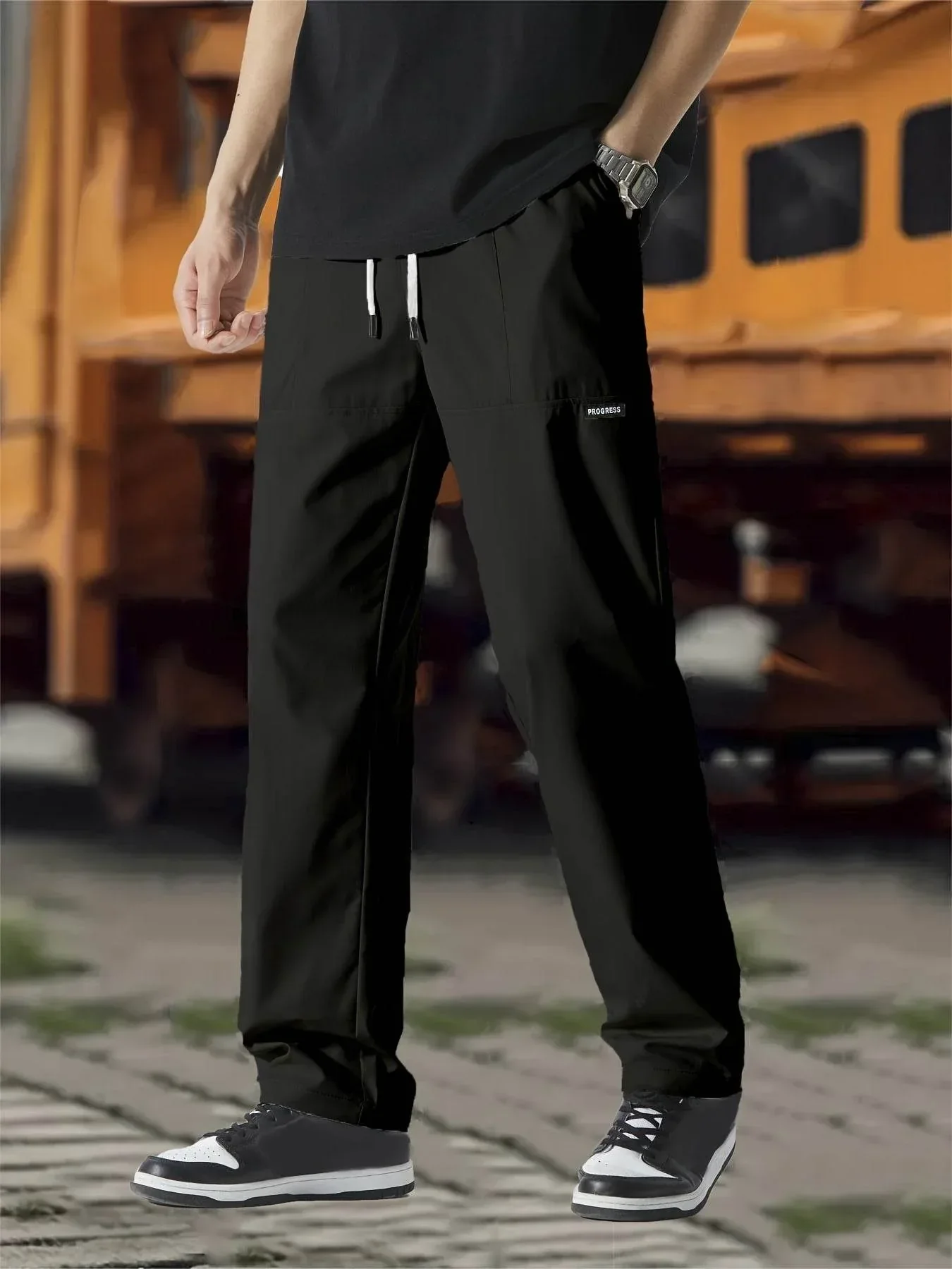 Straight-Leg Drawstring Joggers - Image 6