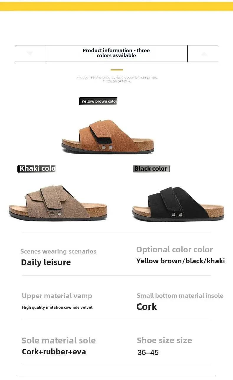 Suede Strap Slide Sandals - Image 27