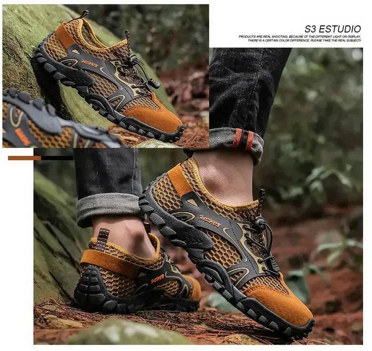Trail-Grip Breathable Hiking Sneakers - Image 25