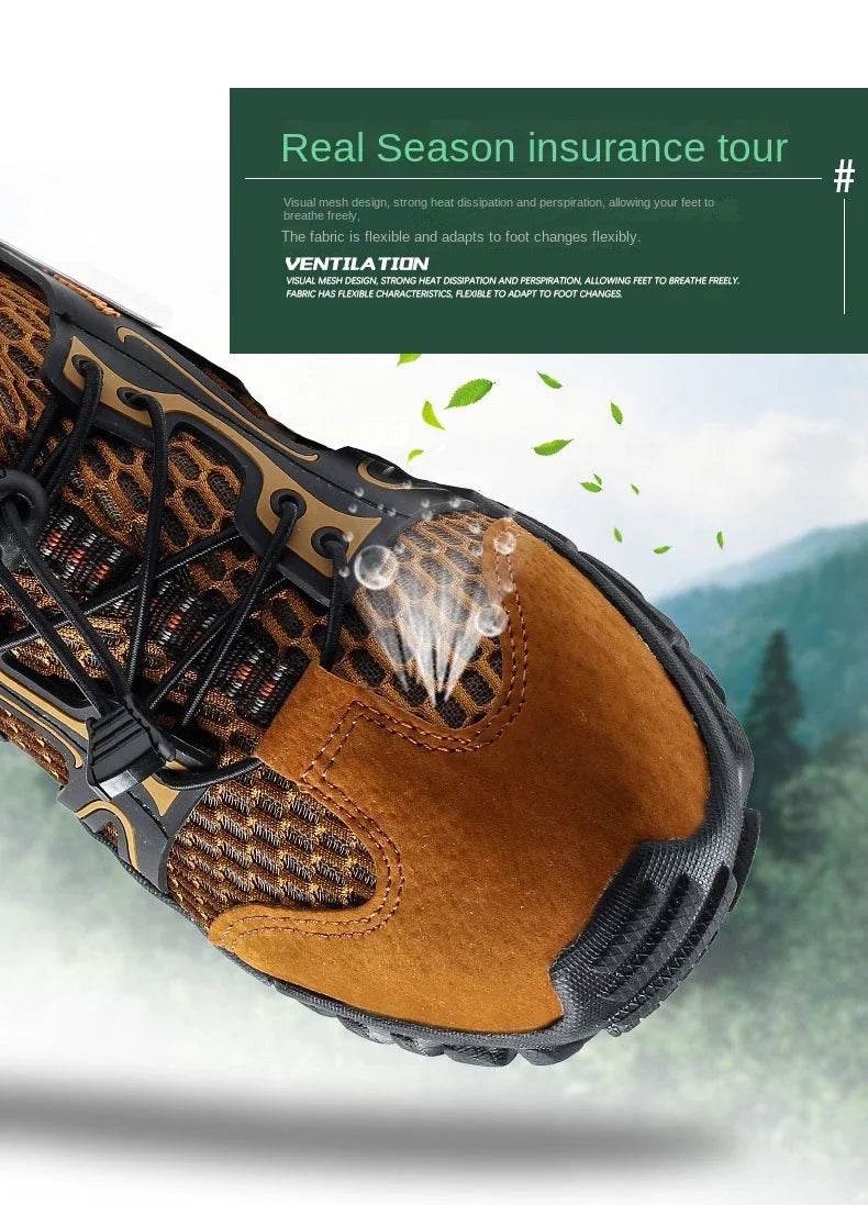 Trail-Grip Breathable Hiking Sneakers - Image 30