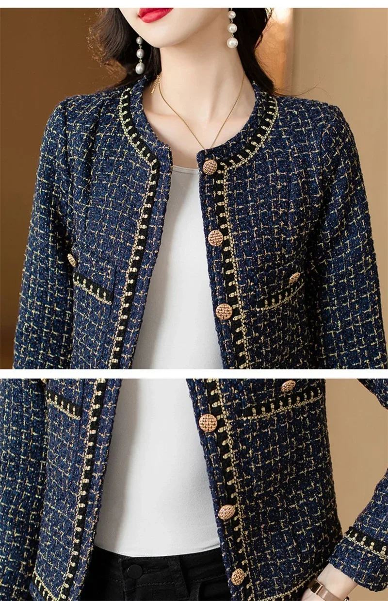 Tweed Chain-Trim Short Jacket - Image 11