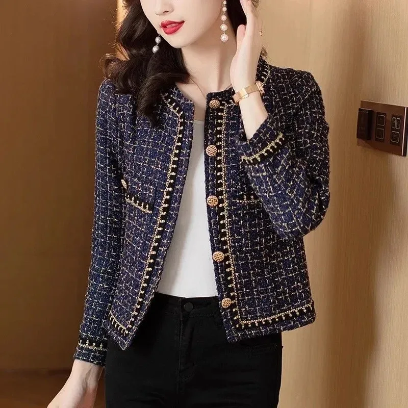 Tweed Chain-Trim Short Jacket - Image 2