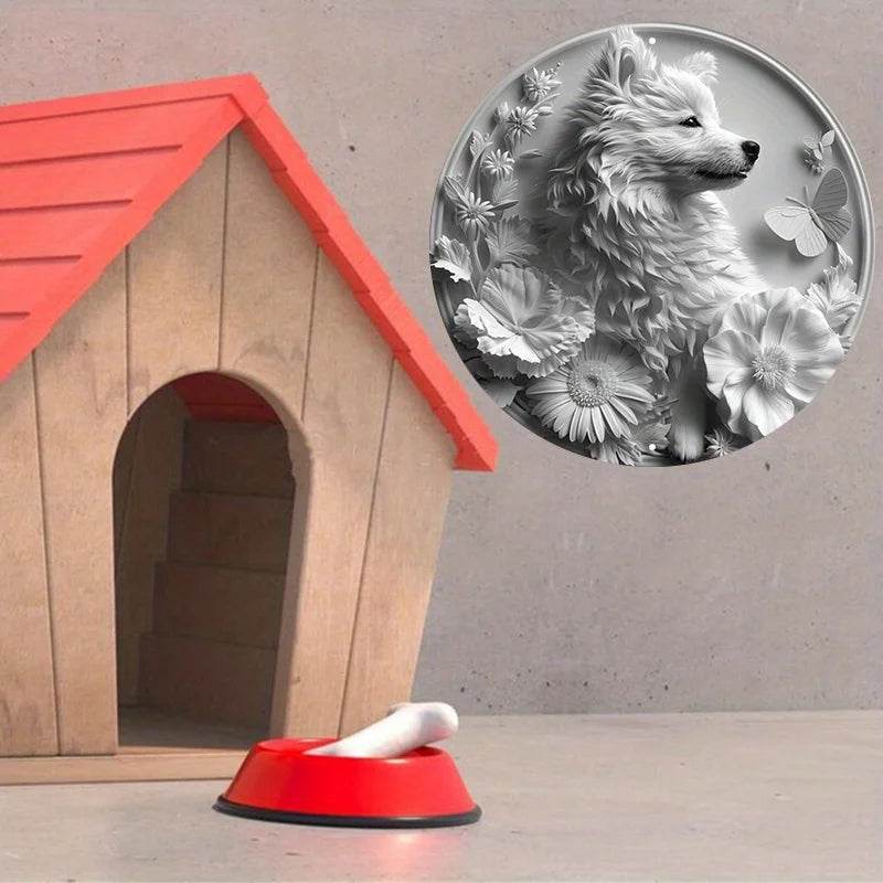 American Eskimo Dog Flat 3D Ornament - Image 5