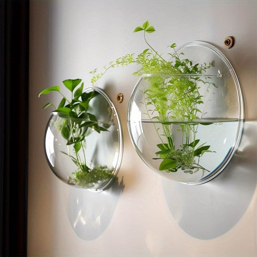 Wall-Mounted Vase & Mini Fish Tank - Image 3