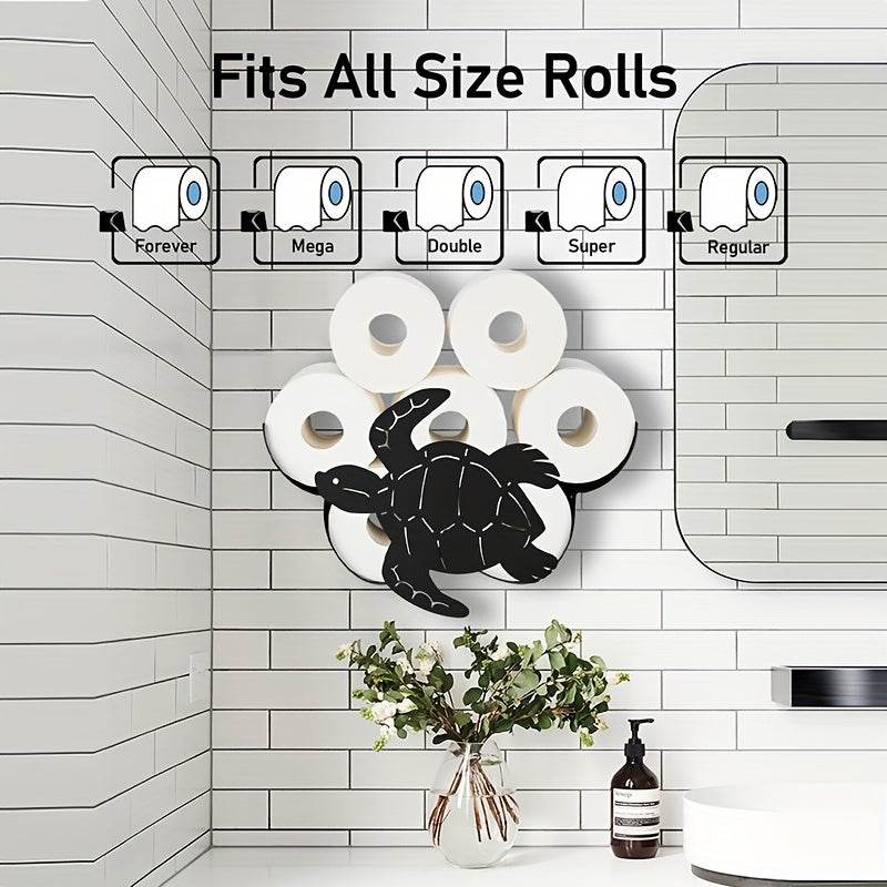 Ocean Turtle Toilet Paper Holder Rack - Image 5