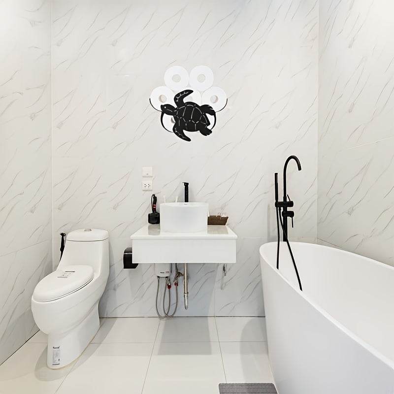 Ocean Turtle Toilet Paper Holder Rack - Image 6